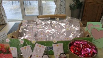 Hinckley care home receive lovely gifts from local organisation